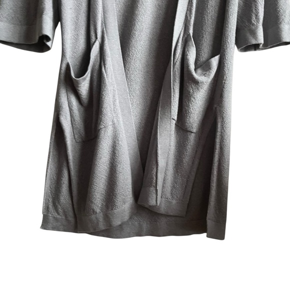 Kit and Ace In the Clouds Wrap Cardigan XS/S Grey Merino Blend - Picture 4 of 11